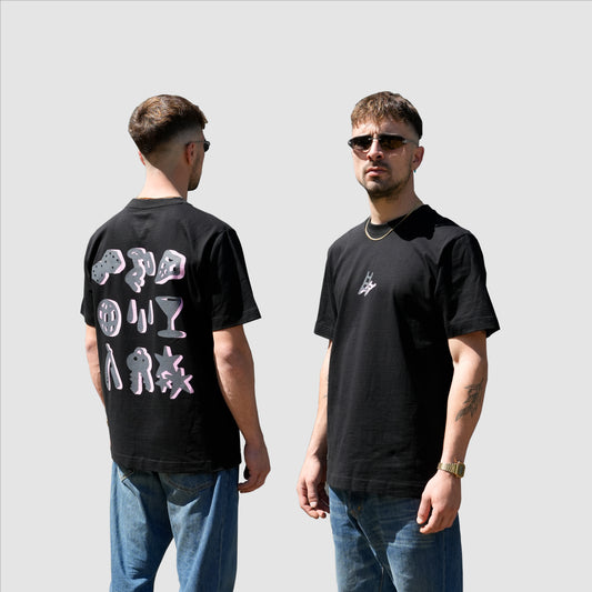 Stonewashed Black Tee SS25